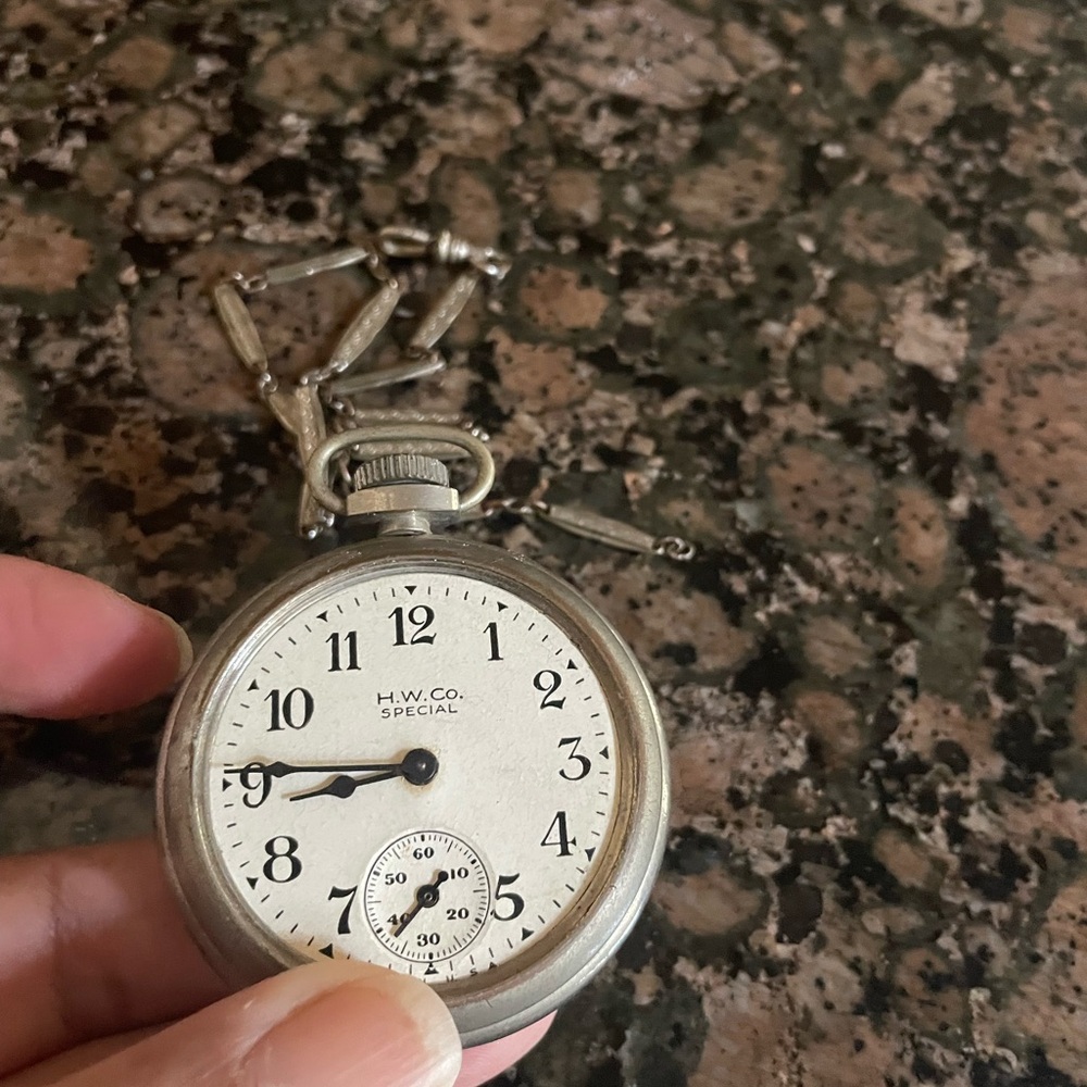 H.W. Co. Special Silver Pocket Watch